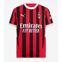 Camiseta AC Milan Alvaro Morata #7 Primera Equipación 2024-25 manga corta